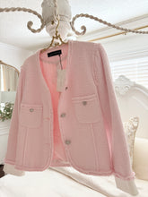 Load image into Gallery viewer, Blush Pink Classic Zara Short and Jacket Set