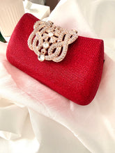 Load image into Gallery viewer, Vintage Red Clutch