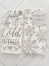 Load image into Gallery viewer, Set of 4 Christmas Tea Towels