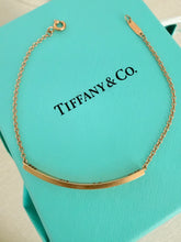 Load image into Gallery viewer, Tiffany & Co Pierced Atlas Bracelet 18k Gold W Diamond
