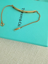 Load image into Gallery viewer, Tiffany & Co Pierced Atlas Bracelet 18k Gold W Diamond