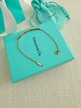 Load image into Gallery viewer, Tiffany & Co Pierced Atlas Bracelet 18k Gold W Diamond