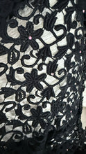 Load image into Gallery viewer, Vintage Crystal Crochet Jacket