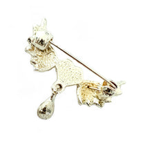 Load image into Gallery viewer, Angel Wings Opal Heart Brooch