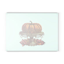 Load image into Gallery viewer, Vintage Autumn Pumpkin Glass Cutting Board
