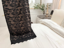 Load image into Gallery viewer, Black Lace Dress with Spaghetii Straps
