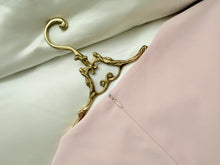 Load image into Gallery viewer, Elegant Blush Pink Ruffle Sleeve Dress
