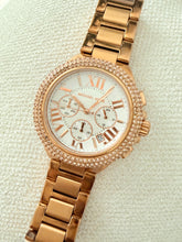Load image into Gallery viewer, Michael Kors Camille Rose Gold Watch
