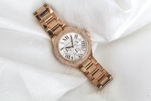 Load image into Gallery viewer, Michael Kors Camille Rose Gold Watch
