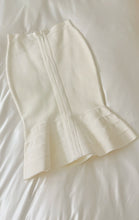 Load image into Gallery viewer, Ivory Bandage Fishtail Skirt
