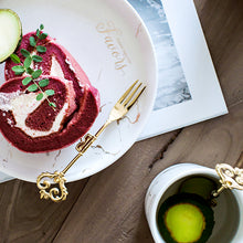 Load image into Gallery viewer, Gold Royalty Spoon &amp; Fork
